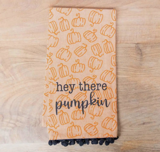 Hey There Pumpkin Hand Towel