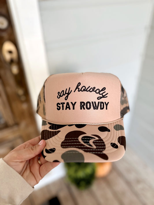 Say Howdy Trucker Hat