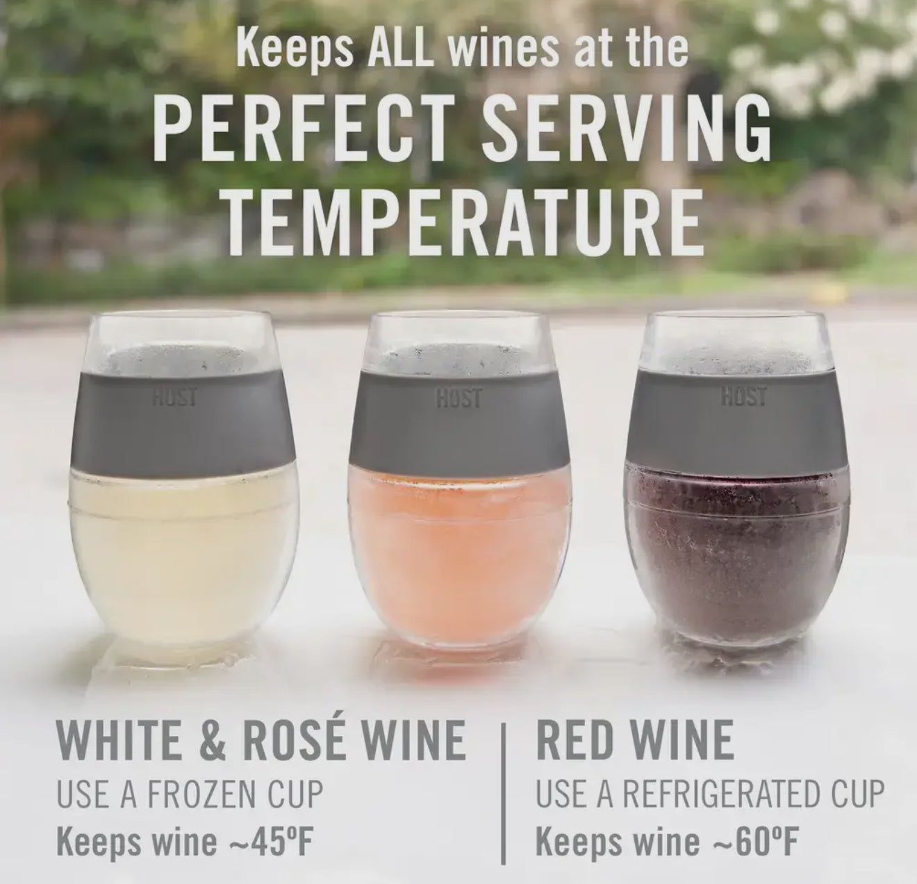 Wine Freeze Cooling Cups