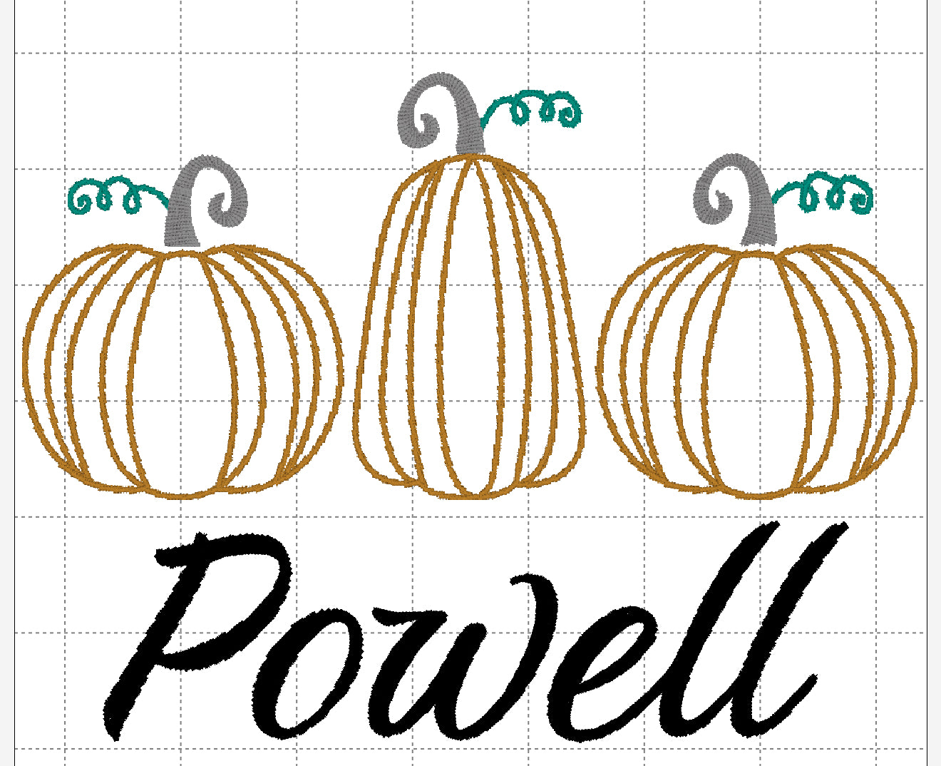 Pumpkin Trio Kitchen Towels