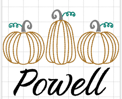 Pumpkin Trio Kitchen Towels