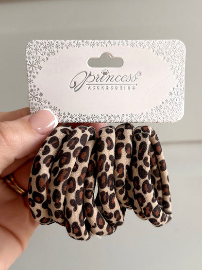 Animal Print Seamless Hair Ties