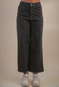 Leopard Straight Pants