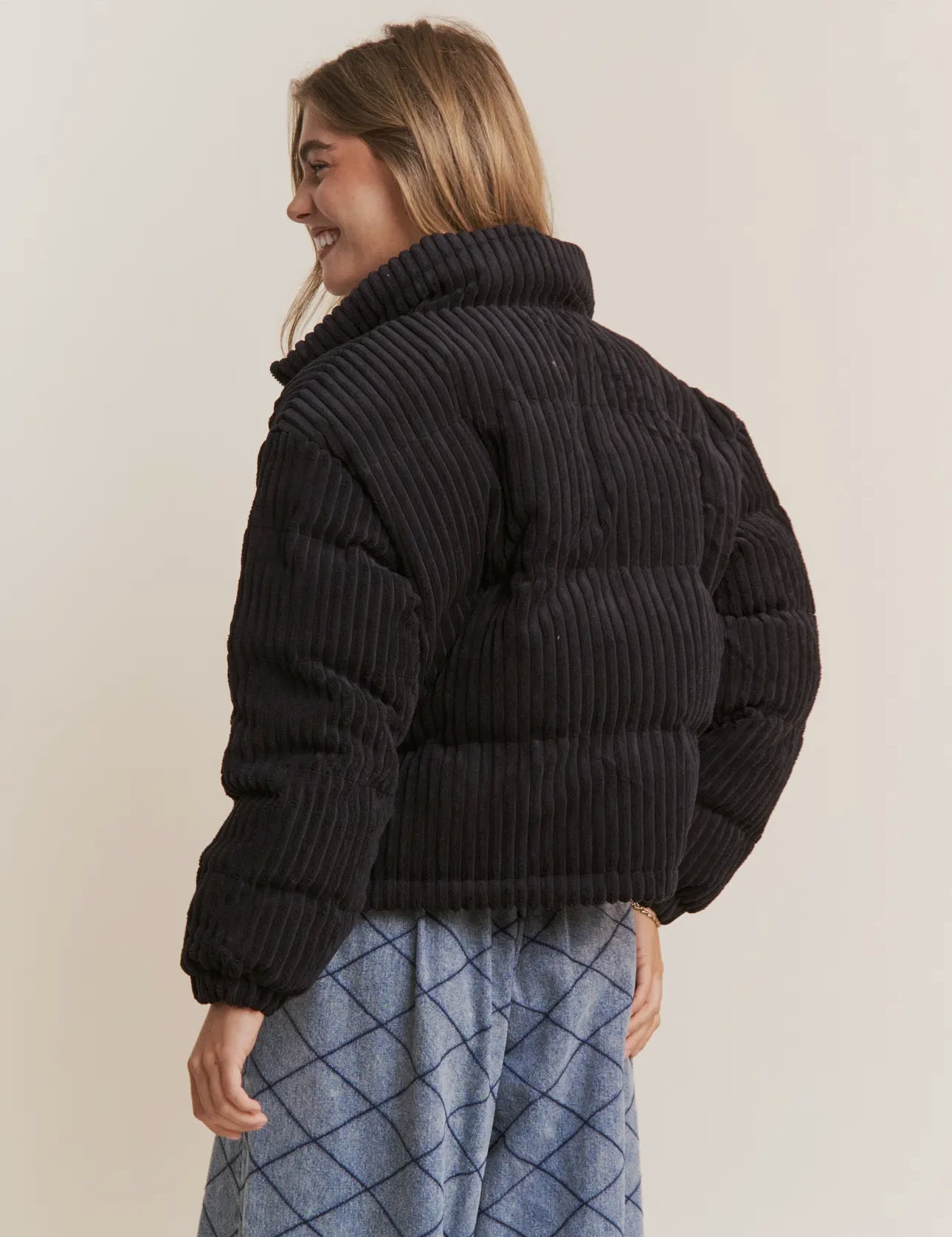 Corduroy Puffer Jacket