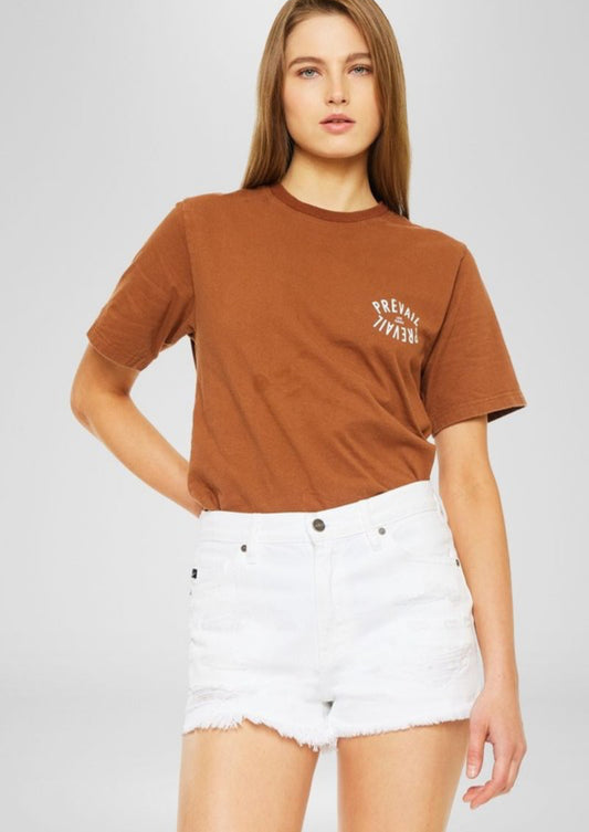 Kan Can White Denim Shorts