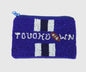 Beaded Touchdown Coin Purse