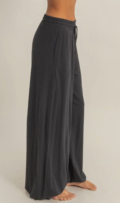 Wide Leg Drawstring Pants
