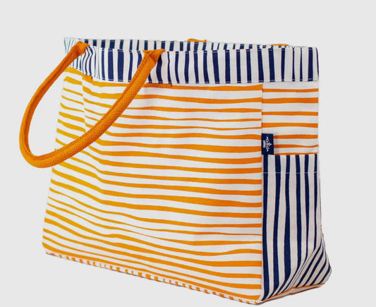 Auburn Stripe Durham Tote