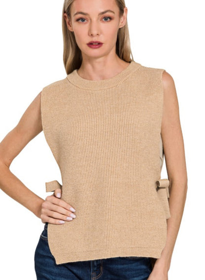 Lovely Side Tie Sweater