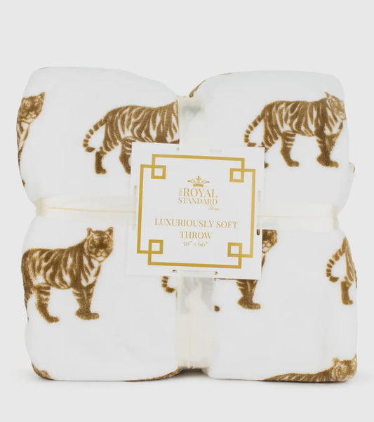 Tiger Prowl Throw Blanket