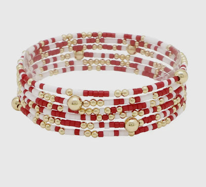 Game Day Beaded Stacks