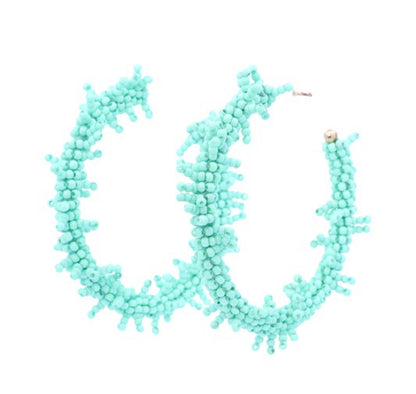 Seed Bead Hoops