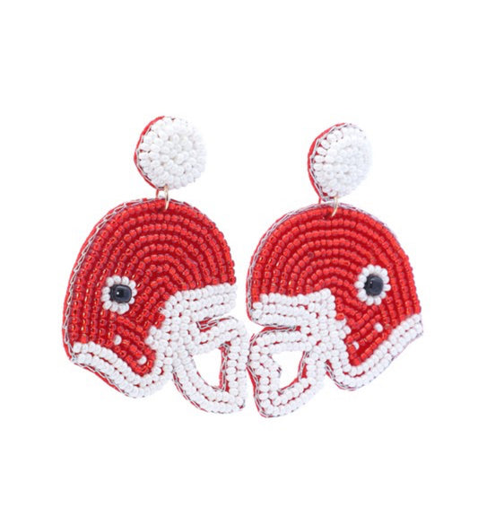 Football Helmet Earrings