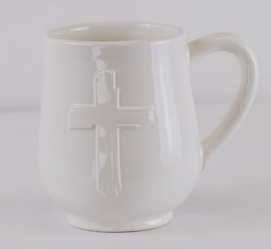 Cross Embossed Mug