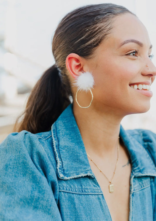Puff Top Hoops