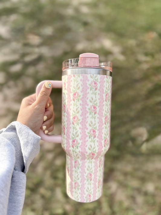 Lovely Floral Tumbler