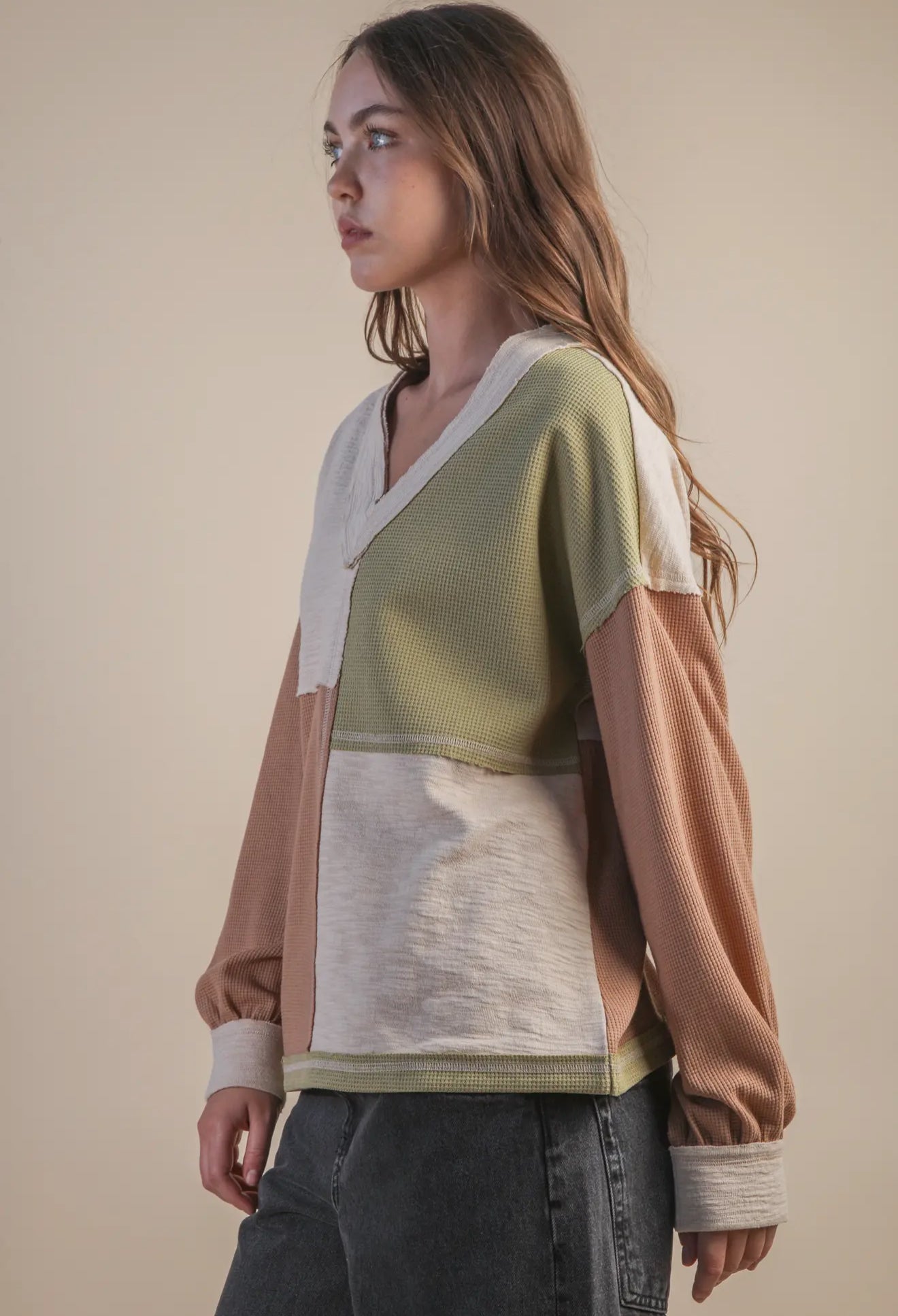 Carli Colorblock Top