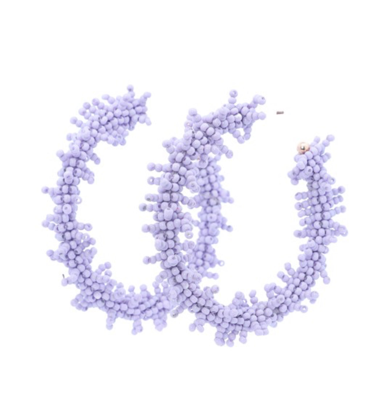 Seed Bead Hoops