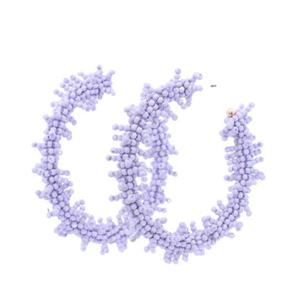 Seed Bead Hoops