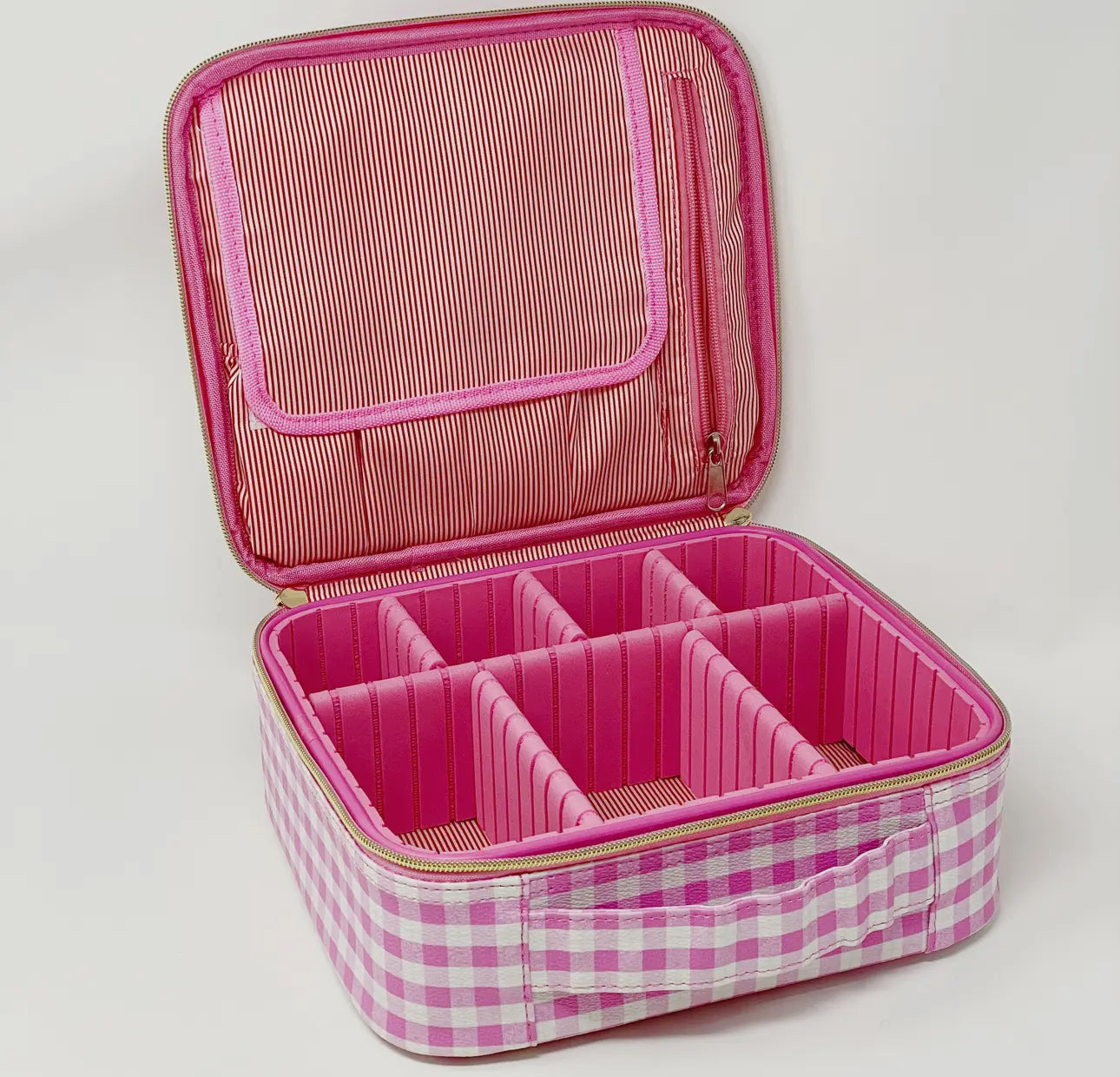 Gingham Cosmetic Case