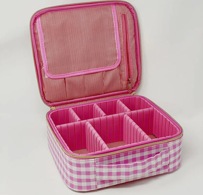 Gingham Cosmetic Case
