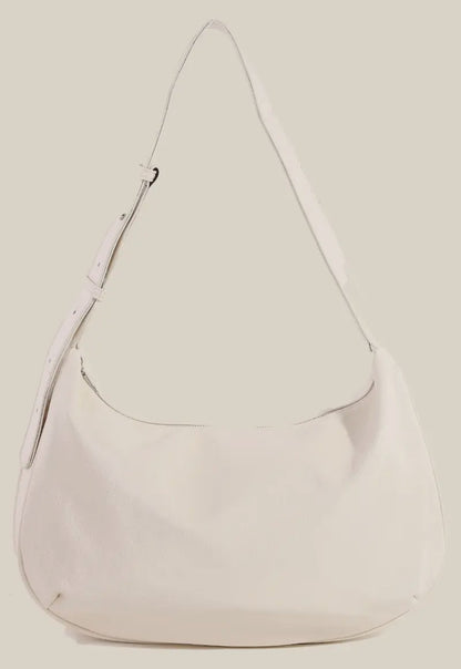 Faux Leather Hobo Purse