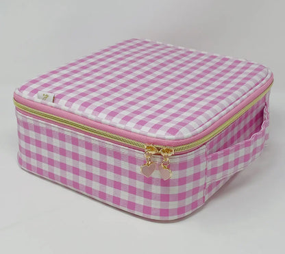 Gingham Cosmetic Case