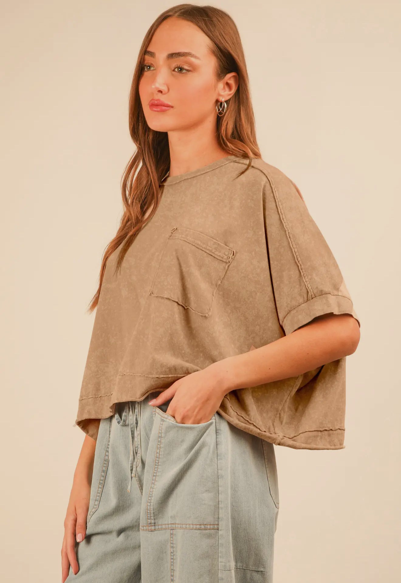 Mineral Washed Top