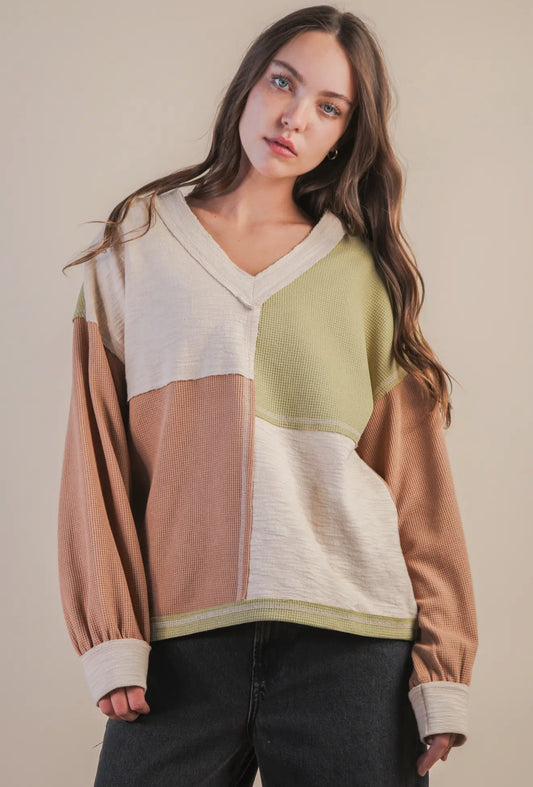 Carli Colorblock Top