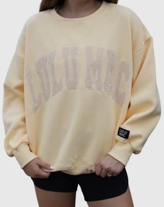 Lulu Mac Sweatshirt- Butter