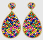 Beaded Teardrop Earrings