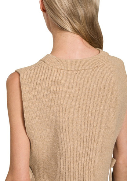 Lovely Side Tie Sweater
