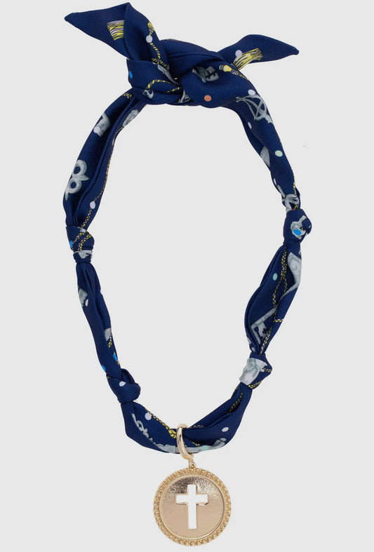 Scarf Necklaces with removable charms