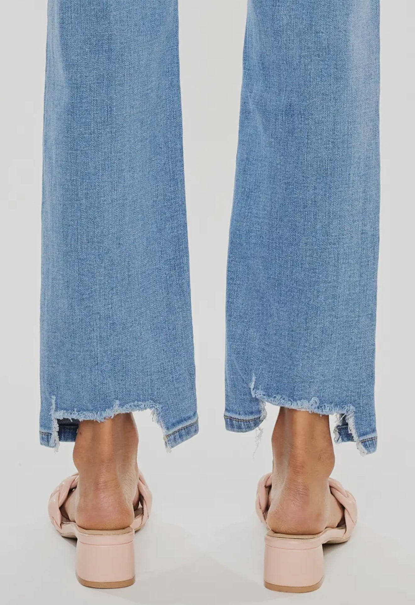 Kan Can High Rise Straight Jeans