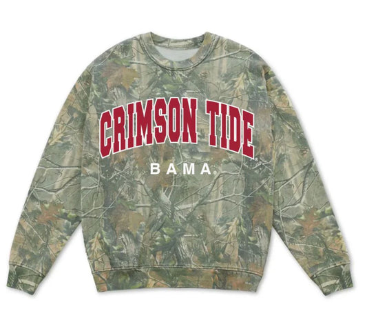 Bama Camo Sweatshirt - OFFICIALLY LICENSED