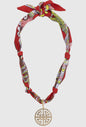 Scarf Necklaces with removable charms