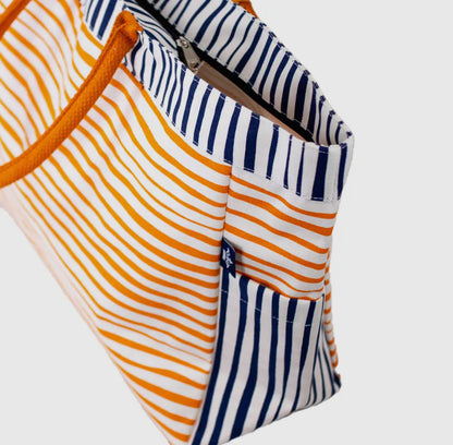 Auburn Stripe Durham Tote