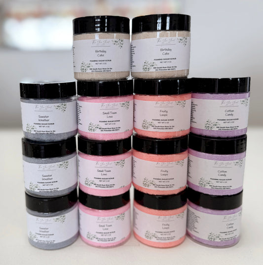 Foaming Sugar Scrubs