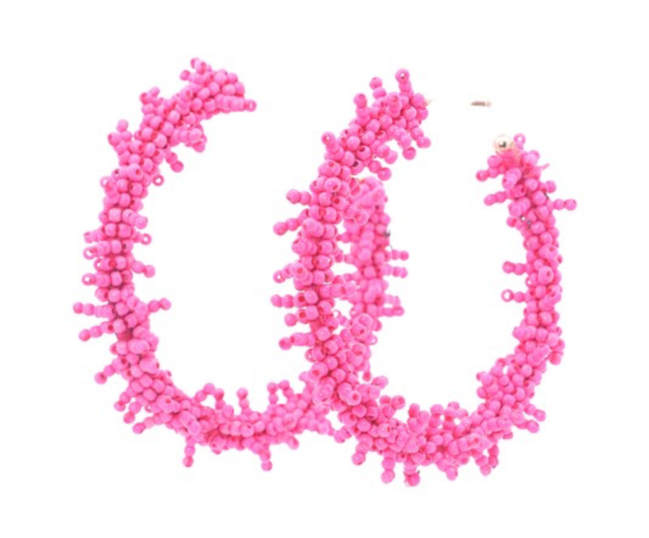 Seed Bead Hoops