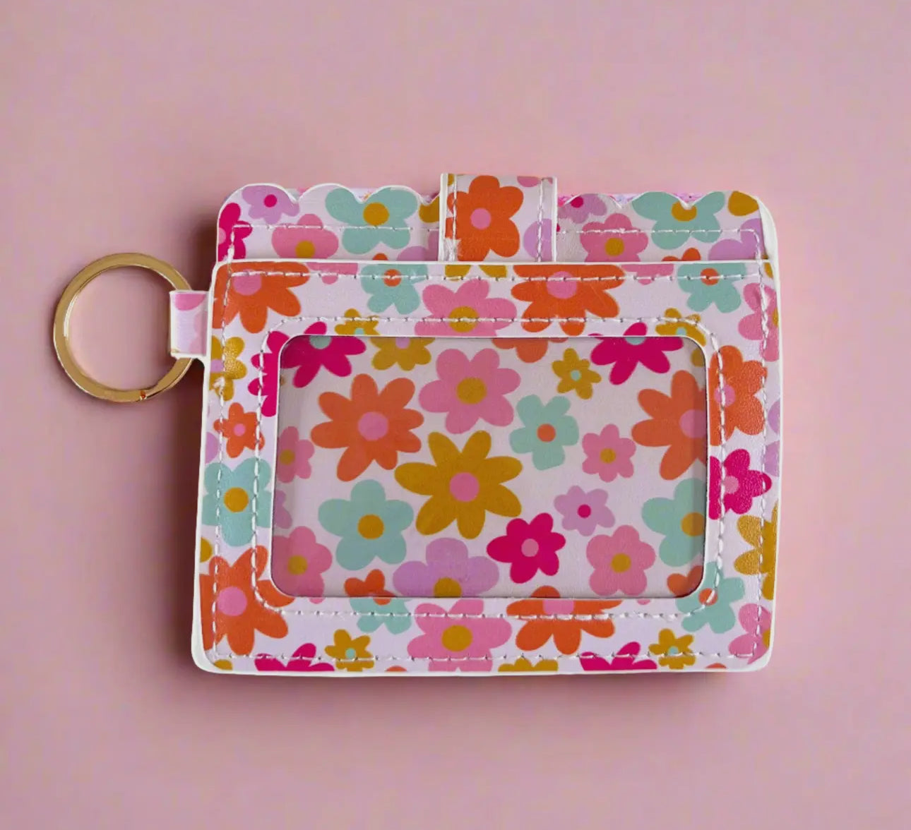 Floral Keychain Wallet