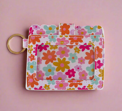 Floral Keychain Wallet