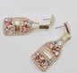 Rhinestone Champagne Earrings