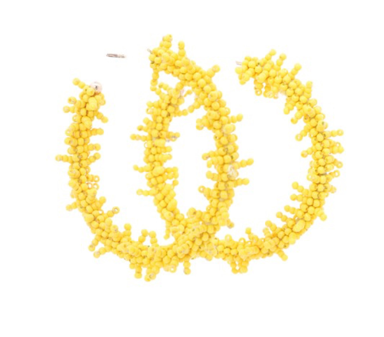 Seed Bead Hoops