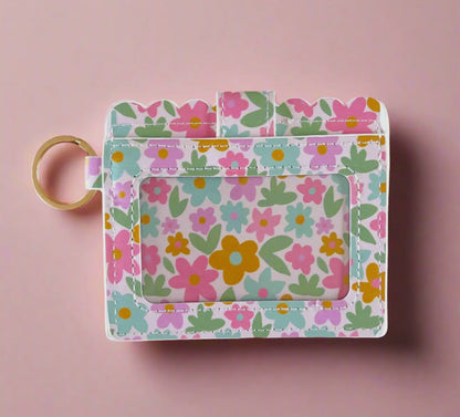 Floral Keychain Wallet