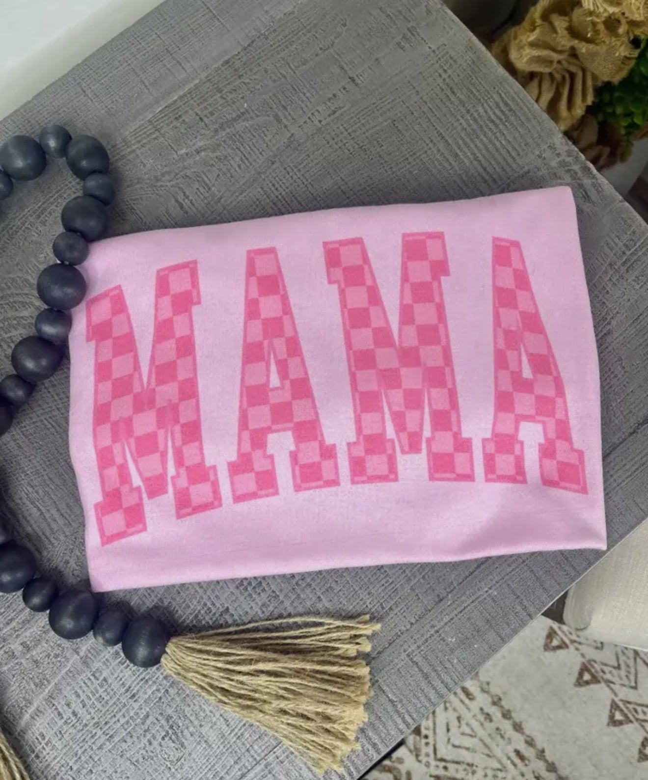 Checkered Mama Tees