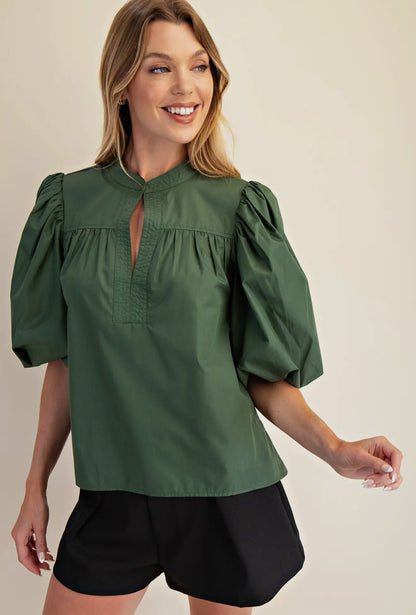 Poplin Top