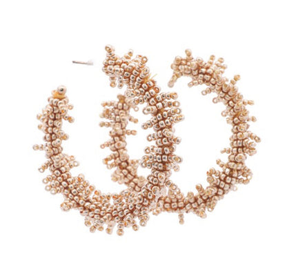 Seed Bead Hoops