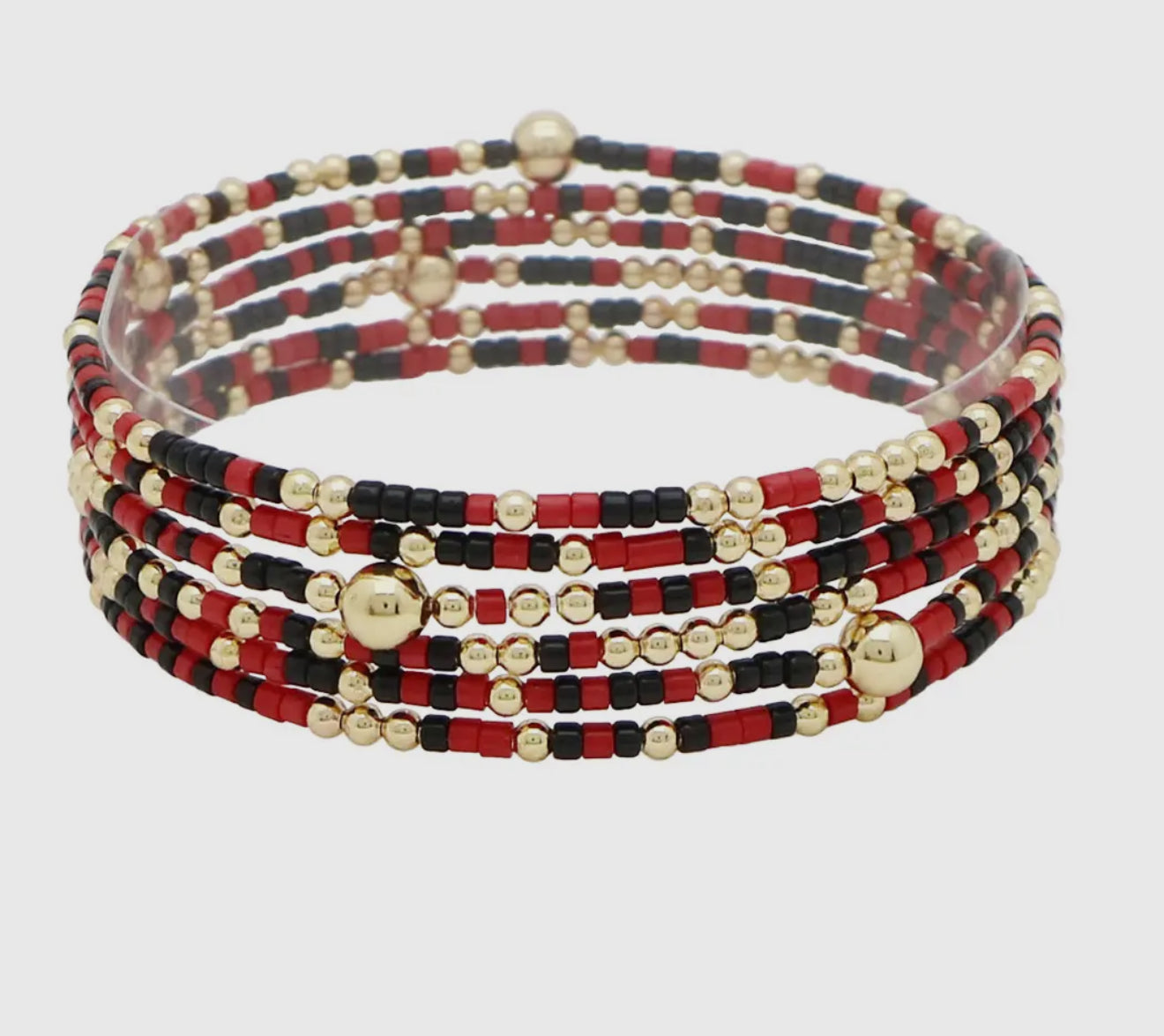 Game Day Beaded Stacks