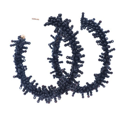 Seed Bead Hoops