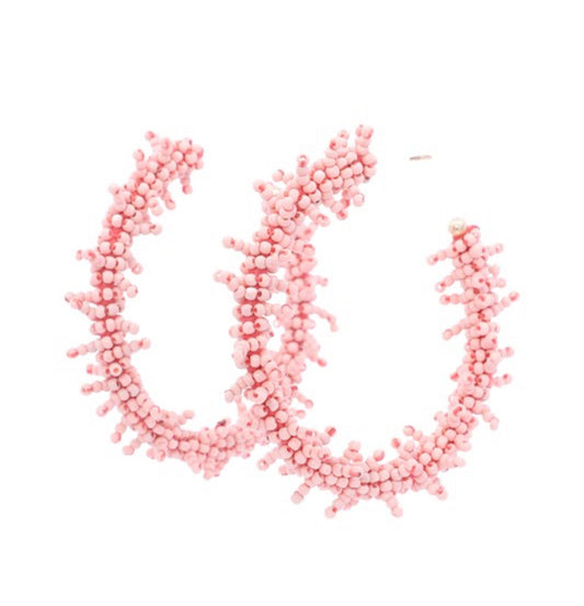 Seed Bead Hoops